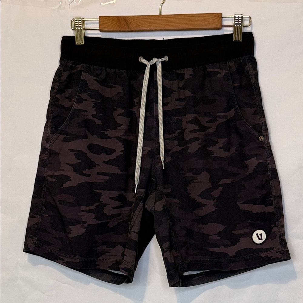 Vuori Men's Dark Camo Athletic Shorts